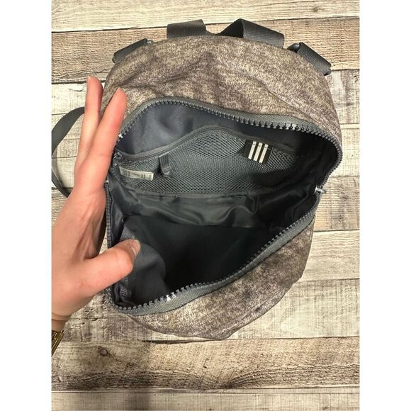 Adidas Unisex Linear 3 Mini Backpack Gray Sports Gym Athlete Workout Soccer - Picture 6 of 12